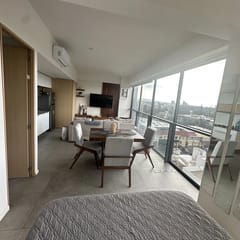 loft 3 personas, alberca gym y parking cerca de andares