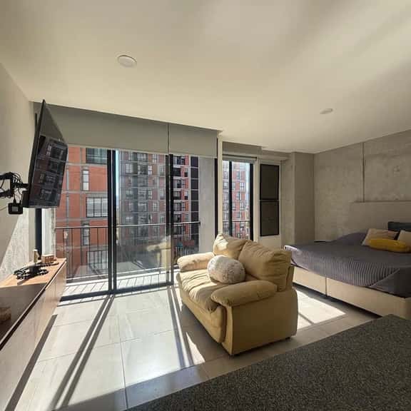 Loft 3 Personas Alberca, Gym, Parking - Imagen 1